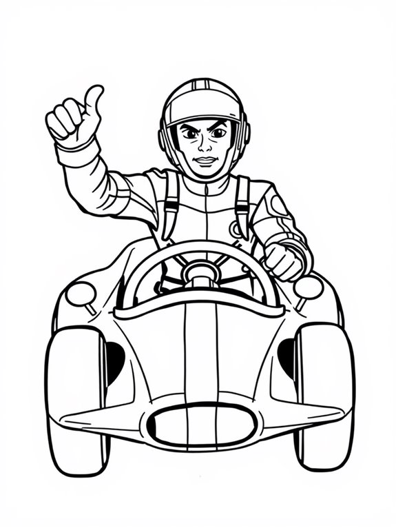 speed racer character artwork