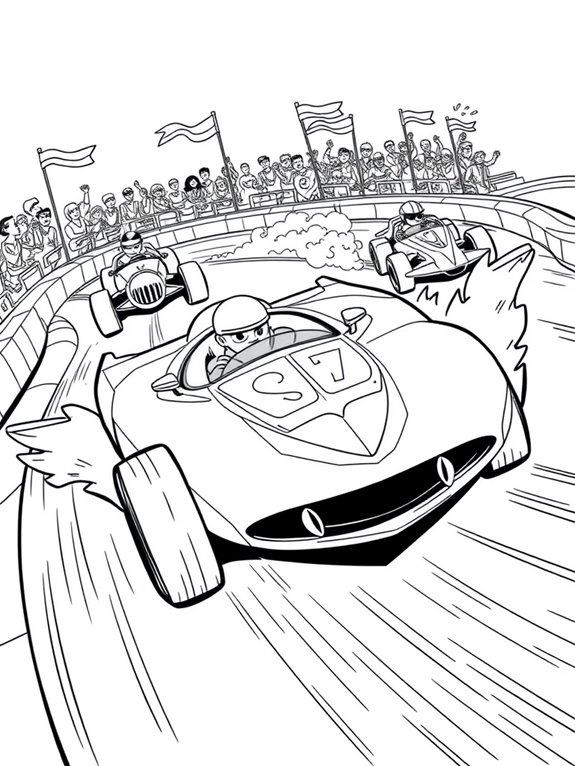 speed racer racing scene