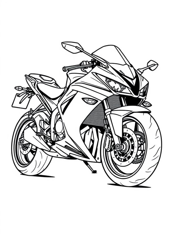 stylized kawasaki ninja design