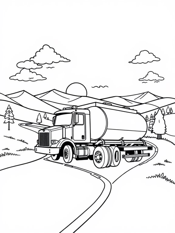 tanker truck scenic adventure