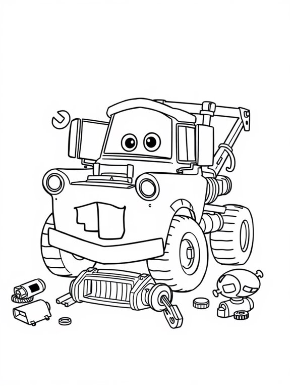 tow mater car design