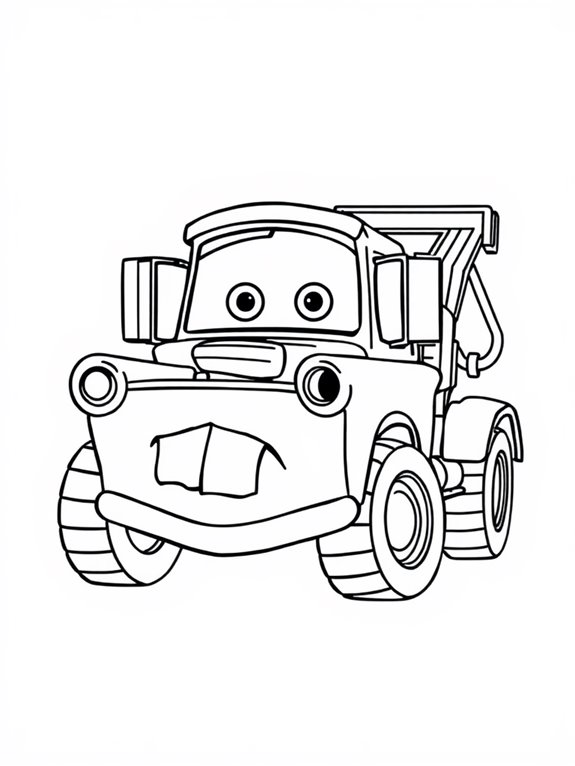 tow mater s surprised expression