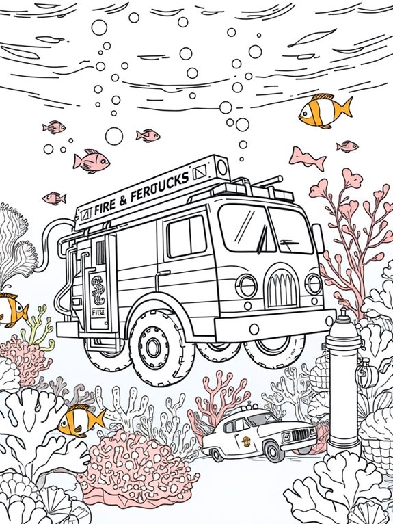 underwater fire truck adventure