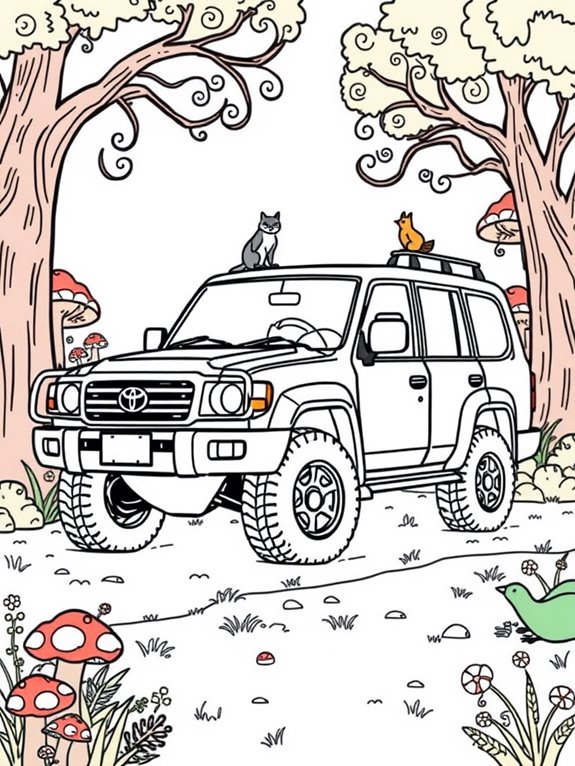 whimsical toyota land cruiser