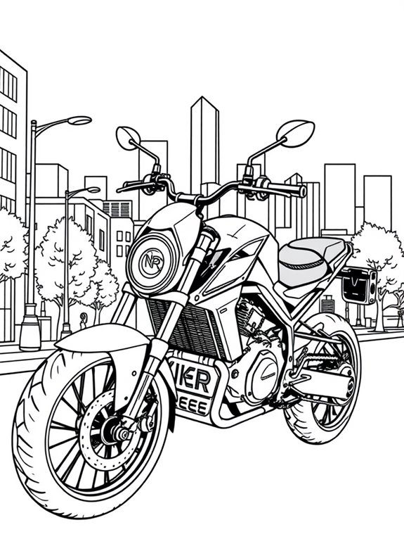 zero electric motorcycle art