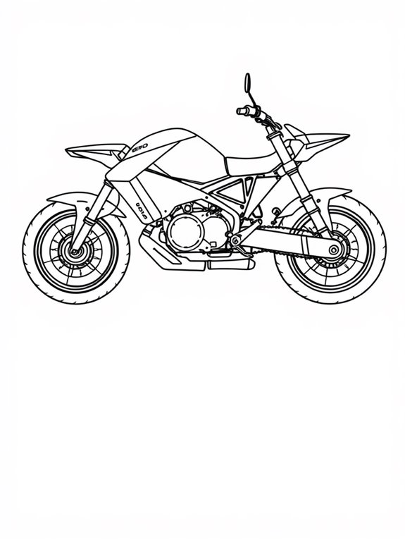 zero electric motorcycle coloring