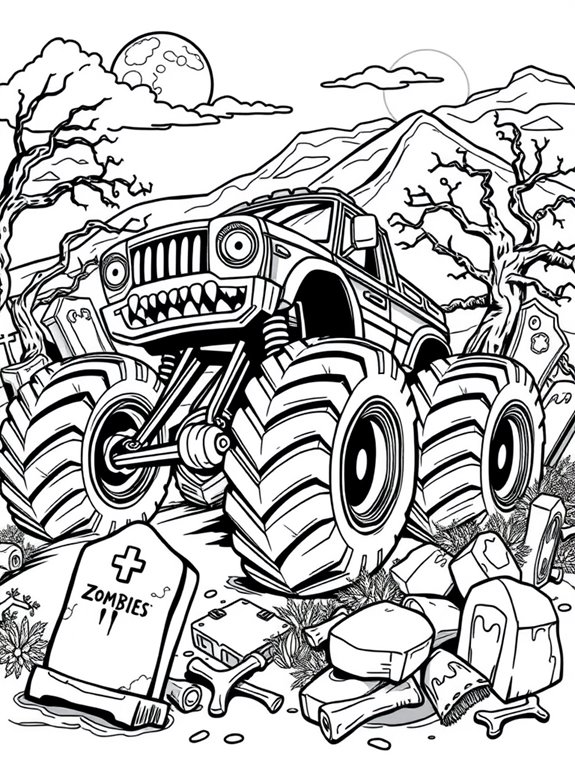 zombie monster truck adventure