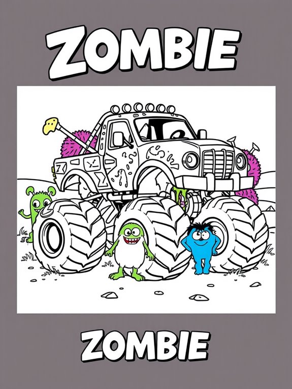 zombie monster truck fun