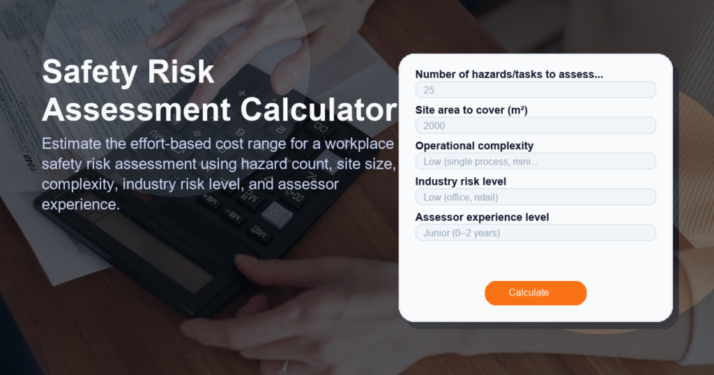Safety Risk Assessment Calculator - saferoadmaps.org